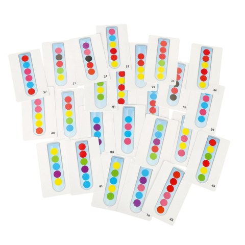 Układanka edukacyjna Montessori kolorowe kulki nauka liczenia nauka kolorów zestaw XXl 66 el. Kik Sp. z o. o. Sp. k.