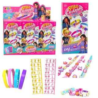 Zestaw Bransoletek DIY Zawieszki Zwierzątka 4 Bransoletki Regulowane LEAN TOYS