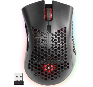 Mysz gamingowa bezprzewodowa Warlock GM-709L Optic RF RGB 2400 dpi 8P Defender