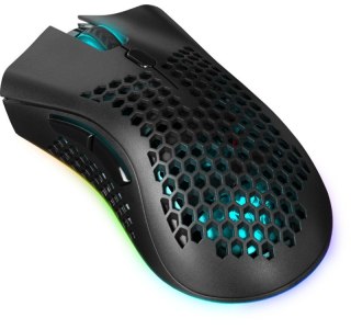 Mysz gamingowa bezprzewodowa Warlock GM-709L Optic RF RGB 2400 dpi 8P Defender