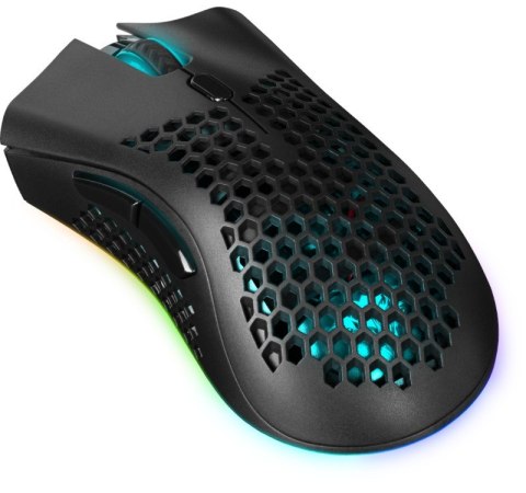 Mysz gamingowa bezprzewodowa Warlock GM-709L Optic RF RGB 2400 dpi 8P Defender