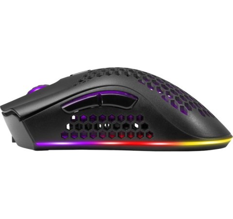 Mysz gamingowa bezprzewodowa Warlock GM-709L Optic RF RGB 2400 dpi 8P Defender