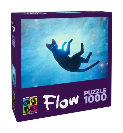 Puzzle 1000 elementó Flow Czarny kot Granna