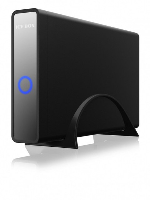 Obudowa IB-382H-C31 2,5/3,5 HDD z wbudowanym HUB 1xUSB-C, 2xUSB -A, 12V2A IcyBox