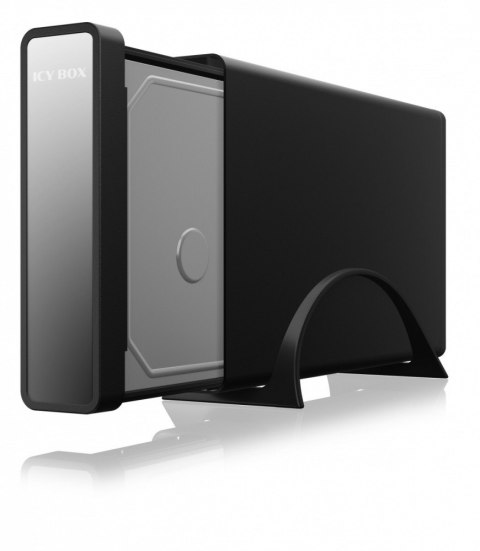 Obudowa IB-382H-C31 2,5/3,5 HDD z wbudowanym HUB 1xUSB-C, 2xUSB -A, 12V2A IcyBox