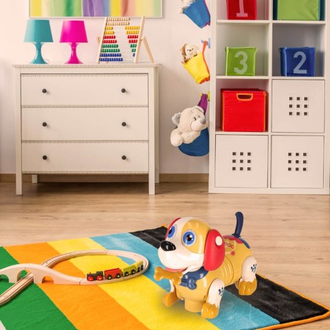 Pies piesek interaktywny z kością robot reaguje na dotyk Kik Sp. z o. o. Sp. k.