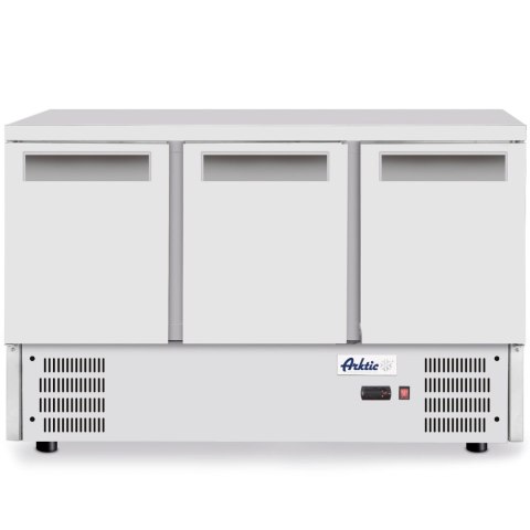 Stół chłodniczy 3-drzwiowy z blatem roboczym i agregatem dolnym nierdzewny 368 l - Hendi 236147 ARKTIC