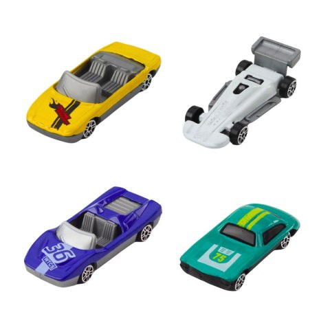 Zestaw Resoraków W Tubie Autka Klasyczne Sportowe 1:64 LEAN Toys