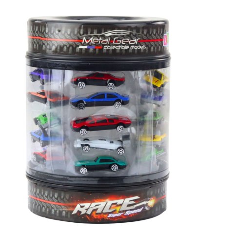 Zestaw Resoraków W Tubie Autka Klasyczne Sportowe 1:64 LEAN Toys