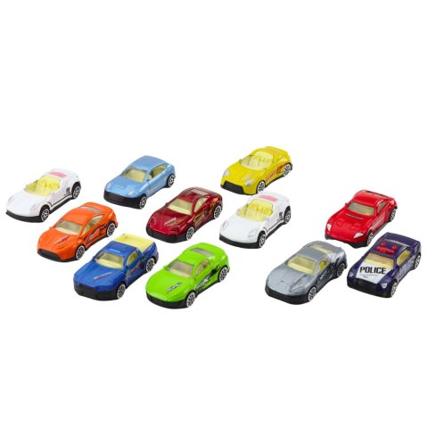 Zestaw Resoraków W Tubie Autka Nowoczesne Sportowe 1:64 LEAN Toys