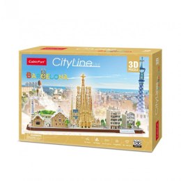 Puzzle 3D City Line Barcelona Cubic Fun - Sklep Gebe