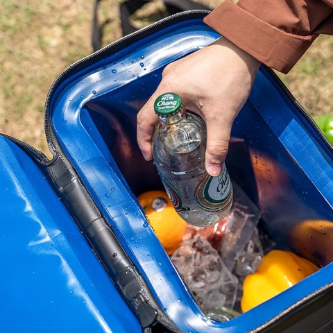 Plecak turystyczny termiczny izolowany z saszetką 20l - zielony ROCKBROS