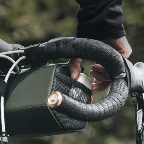 Torba rowerowa mocowana na kierownicę 2.2l - zielona ROCKBROS