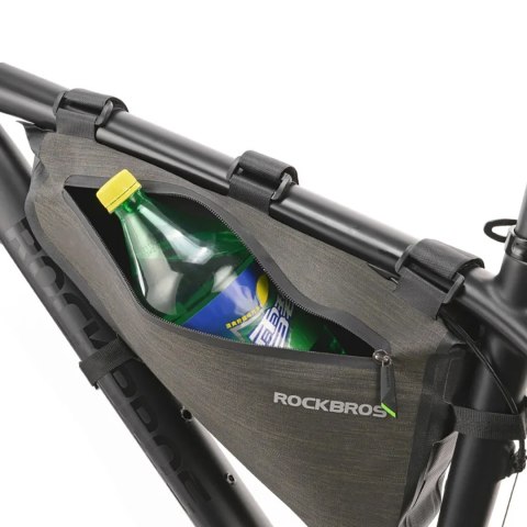 Torba rowerowa mocowane na ramę 5l AS-017 - ciemnozielona ROCKBROS