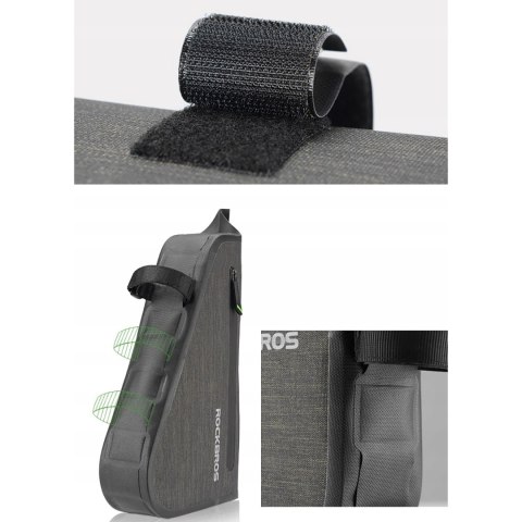 Torba rowerowa mocowane na ramę 5l AS-017 - ciemnozielona ROCKBROS