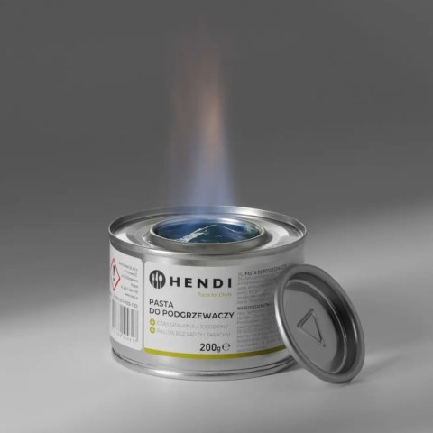 Pasta do podgrzewaczy potraw - etanol puszka 48 x 200g - Hendi 194546 Hendi