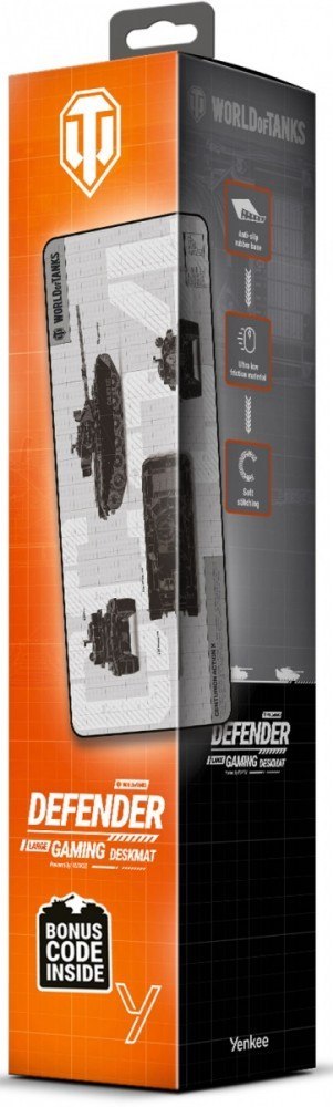 Podkładka pod mysz DEFENDER WT90 - wersja limitowana WORLD OF TANKS YENKEE