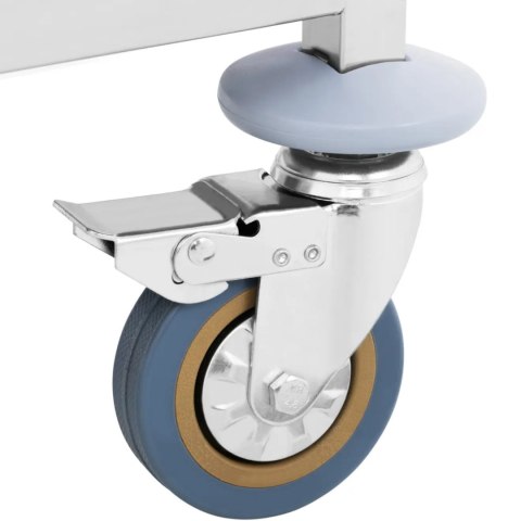 Wózek kelnerski 2 półkowy za stali nierdzewnej Royal Catering