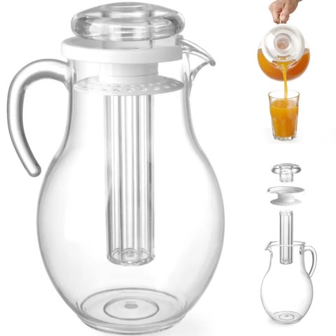 Dzbanek do napojów z wkładem na lód 3L- Hendi 425121 Hendi