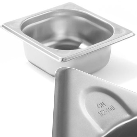 Pojemnik GN 1/6 stalowy Kitchen Line wys. 65 mm - Hendi 806623 Hendi