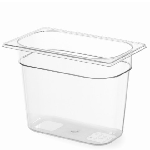 Pojemnik GN przeźroczysty z poliwęglanu GN 1/4 wys. 65 mm - Hendi 861639 Hendi