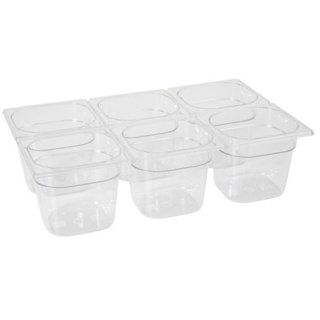 Pojemnik GN przeźroczysty z poliwęglanu GN 1/6 wys. 65 mm - Hendi 861738 Hendi