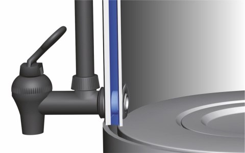 Zaparzacz warnik do kawy elektryczny podwójne ścianki 15 L. - Hendi 211304 Hendi