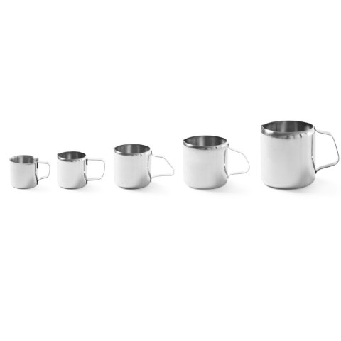 Dzbanek kubek do śmietanki mleka do kawy stalowy nierdzewny 150ml - Hendi 450406 Hendi