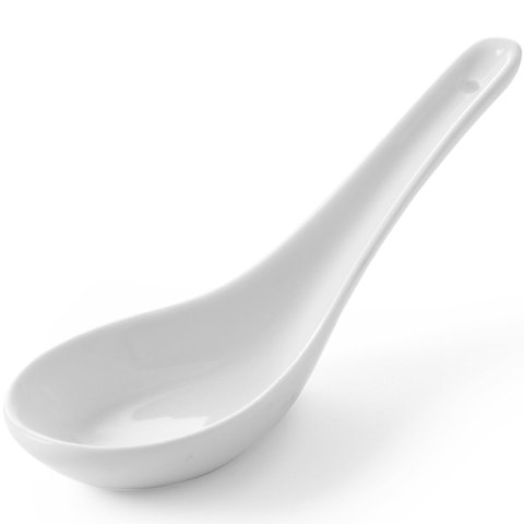 Łyżeczka do sosów i dipów TAPAS MINI biała porcelana zestaw 6szt. - Hendi 785324 Hendi