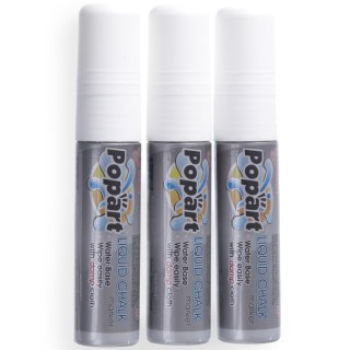 Markery do tablicy końcówka 15mm białe 3szt. - Hendi 664223 Hendi