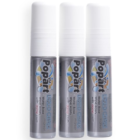 Markery do tablicy końcówka 15mm białe 3szt. - Hendi 664223 Hendi