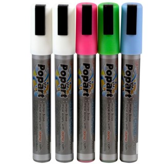 Markery do tablicy końcówka 2-6mm zestaw 5szt. - Hendi 664216 Hendi