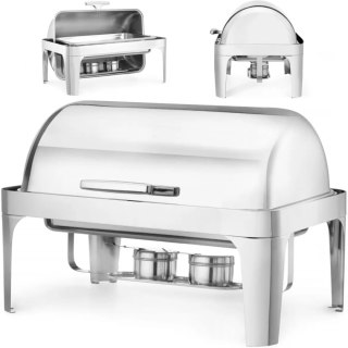 Podgrzewacz do potraw na pastę RollTop GN1/1 65mm stalowy - Hendi 470305 Hendi