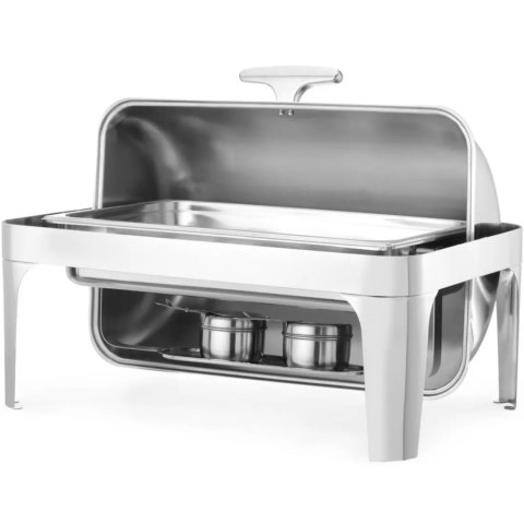 Podgrzewacz do potraw na pastę RollTop GN1/1 65mm stalowy - Hendi 470305 Hendi