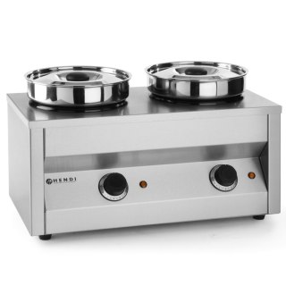 Podgrzewacz elektryczny do zupy i sosu Thermosystem 2 x 4.2L - Hendi 201206 Hendi