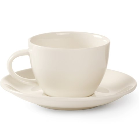 Spodek do filiżanki do kawy espresso z porcelany 80ml śr. 110mm zestaw 6 szt. Hendi