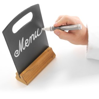 Stołowa tabliczka informacyjna reklamowa na stół 210x320mm zestaw 2 szt. - Hendi 664063 Hendi