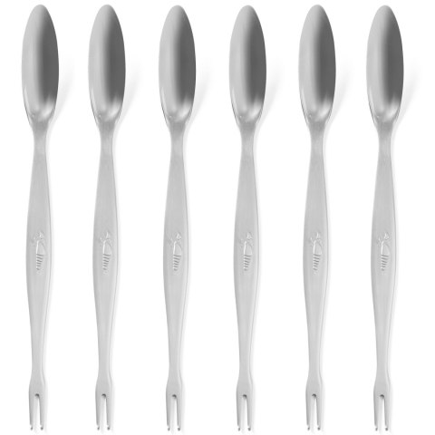 Widelec do homarów ze stali nierdzewnej zestaw 6szt. - Hendi 403716 Hendi