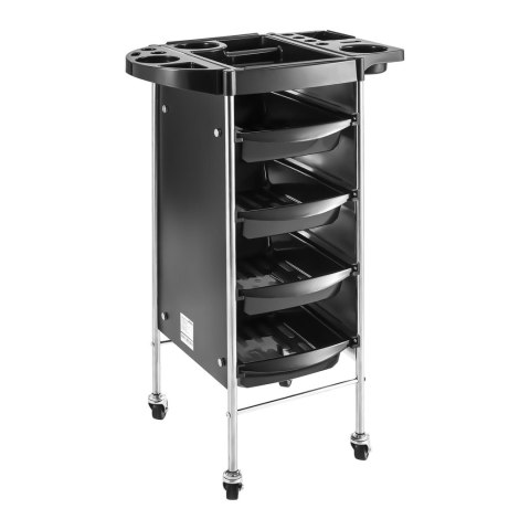 Wózek fryzjerski mobilny na kółkach z szufladami PHYSA 4 szuflady Physa