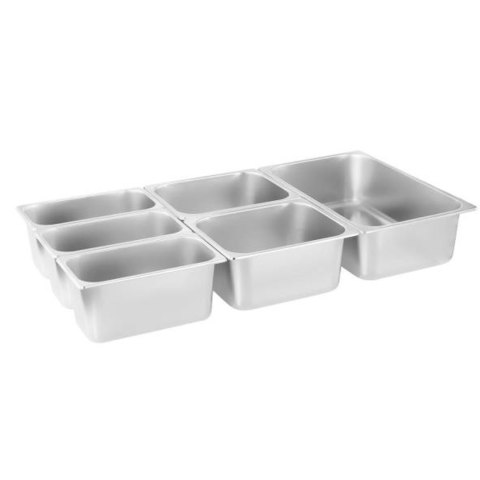 Bemar wodny podgrzewacz wolnostojący z kranem 6 x GN 150mm 55L Royal Catering Royal Catering