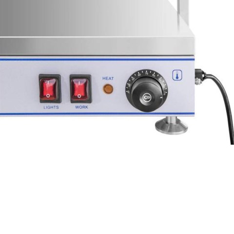 Elektryczna płyta taca grzewcza kompaktowa 3 lampy halogenowe 1550W 230V Royal Catering