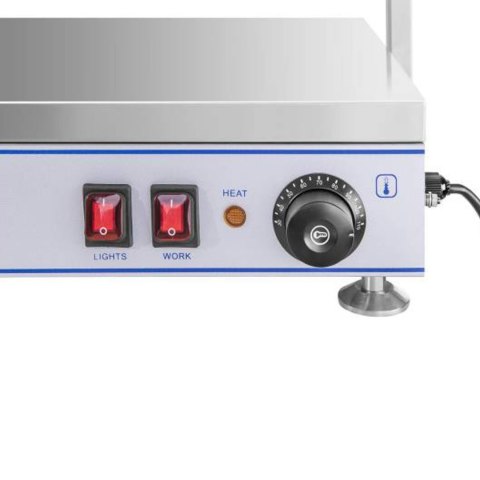 Elektryczna płyta taca grzewcza kompaktowa 4 lampy halogenowe 2000W 230V Royal Catering