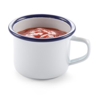 Kubek emaliowany z uchwytem biały 120 ml Hendi 621318 Hendi