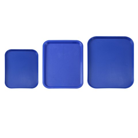 Mała taca tacka do serwowania Fast Food z polipropylenu NIEBIESKA Hendi 878729 Hendi