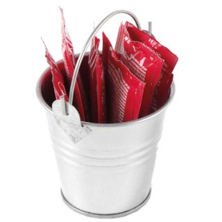 Miniatrowe wiaderko stalowe z uchwytem śr. 70mm Hendi