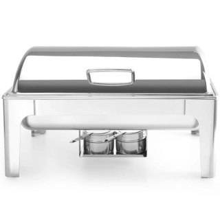 Podgrzewacz do potraw na pastę świeczki stal polerowana GN 1/1 Hendi