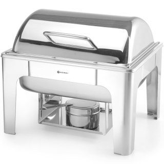 Podgrzewacz do potraw na pastę świeczki stal polerowana GN 1/2 Hendi