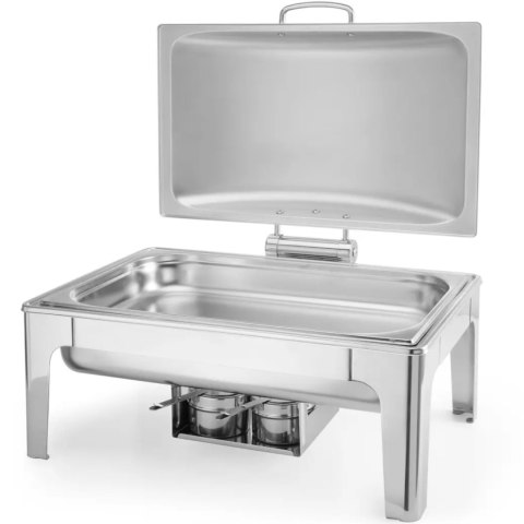 Podgrzewacz do potraw na pastę świeczki stal satynowana GN 1/1 Hendi