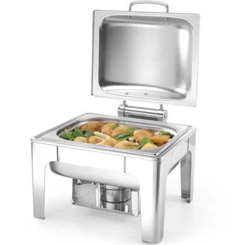 Podgrzewacz do potraw na pastę świeczki stal satynowana GN 1/2 Hendi