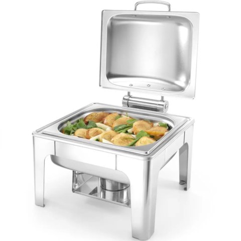 Podgrzewacz do potraw na pastę świeczki stal satynowana GN 1/2 Hendi